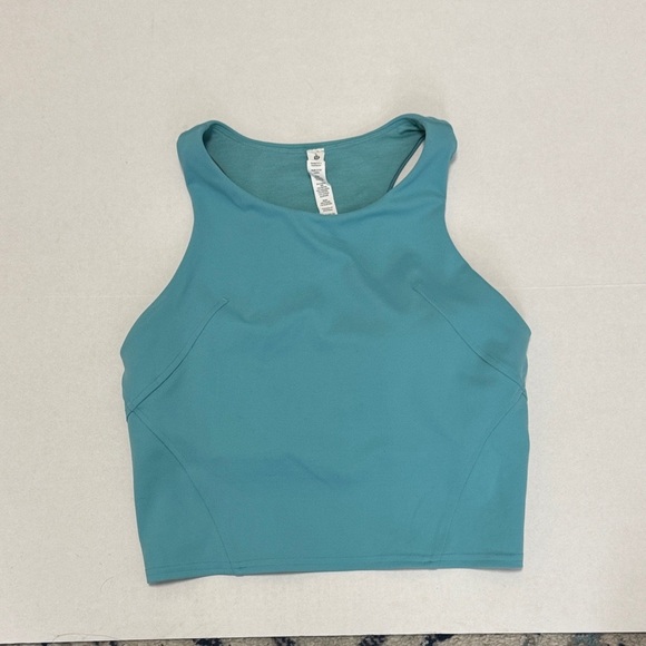 lululemon athletica Tops - Lululemon Wunder Train Racerback Tank Top Teal Size 8